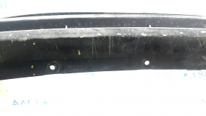 Front bumper, bare, Ford Fusion mk5 19-20, without parking sensors and tow hook, blue E7, worn, scratches, sawed, broken fasteners