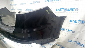 Bare rear bumper for Ford Fusion mk5 19-20 with 4 parking sensors and no Park Assist, graphite, scratches