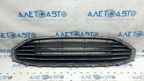 Radiator grille assembly with frame Ford Fusion mk5 19-20 chrome, sand
