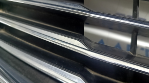 Radiator grille assembly with frame Ford Fusion mk5 19-20 chrome, sand