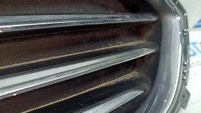 Radiator grille assembly with frame Ford Fusion mk5 19-20 chrome, sand