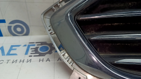 Radiator grille assembly with frame Ford Fusion mk5 19-20 chrome, sand