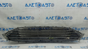 Radiator grille assembly with frame Ford Fusion mk5 19-20 chrome, sand