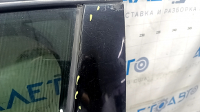 Front left door assembly Ford Fusion mk5 13-20 keyless, black UM, without outer door handle cover, scratches on the trim