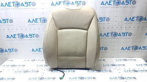 Subaru Outback 15-17 passenger seat back upholstery, beige leather, heated, dry-cleanable