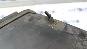 Tesla Model X 16-21 rear bumper diffuser flap is bent, fasteners are torn