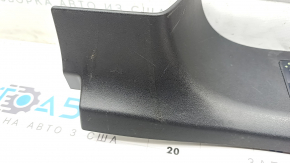 Tesla Model X 16-21 Type 2 rear right door sill plate, scratches, nicks