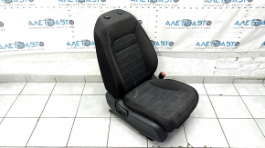 Honda CRV 23-25 passenger seat without airbag, manual, heated, black cloth with orange stitching, Sport, dry-cleanable