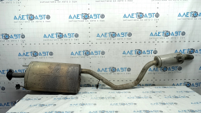 Muffler rear part resonator with barrel Toyota Highlander 20-25 hybrid, dented