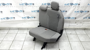 Rear row of seats left 3rd row Toyota Sienna 21-22 gray fabric, with headrests, dry cleanable, wrinkled