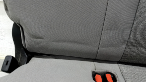 Rear row of seats left 3rd row Toyota Sienna 21-22 gray fabric, with headrests, dry cleanable, wrinkled