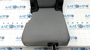 Rear seat, 2nd row, center, Toyota Sienna 21-22, gray fabric, 8 seats, with headrest, dry-cleanable, scratches on plastic