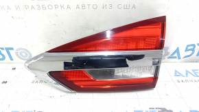 Right inner tailgate light for Ford Fusion mk5 19-20, halogen with chrome, level 1, scratches