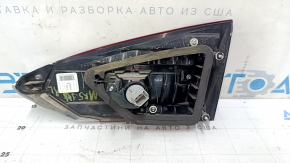 Left inner tailgate light for Ford Fusion mk5 19-20 halogen with chrome level 1. Scratches.