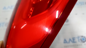 Left outer fender light for Ford Fusion mk5 17-20 with chrome molding, scratches
