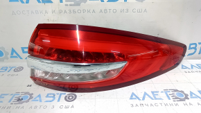 Ford Fusion mk5 17-20 right outer fender light with chrome molding, scratches