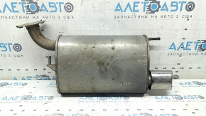 Rear barrel muffler for Toyota Camry V50 12-14 USA, with nozzle