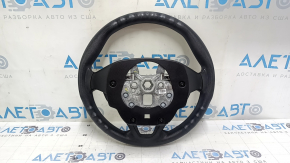 Bare steering wheel for Ford Fusion mk5 17-20, black rubber, scratches, scuffs, torn fasteners