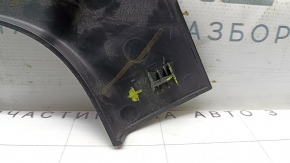 Tesla Model X 16-21 black inner right trunk opening trim, broken guide, scratches