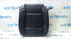 BMW X5 E70 07-13 passenger seat cushion upholstery, black leather, heated, scratches