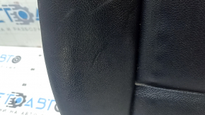 BMW X5 E70 07-13 passenger seat cushion upholstery, black leather, heated, scratches