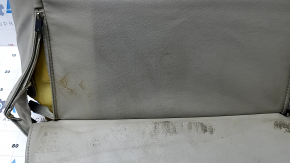 Toyota Prius 30 10 passenger seat back upholstery - beige leather, perforated, heated, wrinkled, dry-cleanable