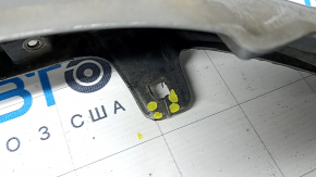 Front bumper bare Toyota Sienna 21-24 white, scratches, bumps, cracks in the fasteners