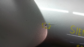 Front bumper bare Toyota Sienna 21-24 white, scratches, bumps, cracks in the fasteners
