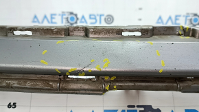 Front bumper bare Toyota Sienna 21-24 white, scratches, bumps, cracks in the fasteners
