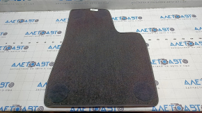 Tesla Model X 16-21 black driver's side floor mat, dry cleanable