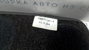 Tesla Model X 16-21 black driver's side floor mat, dry cleanable