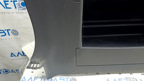 Left arch trim for Toyota Sienna 21-24, without sunshade and spare tire, black with light gray, with cup holders, scratches, needs cleaning