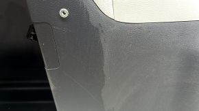 Left arch trim for Toyota Sienna 21-24, without sunshade and spare tire, black with light gray, with cup holders, scratches, needs cleaning