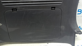 Right arch trim for Toyota Sienna 21-24, without a curtain for a 120V socket, black with light gray, with cup holders, with overlays, scratches, scuffed