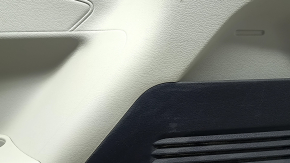 Right arch trim for Toyota Sienna 21-24, without a curtain for a 120V socket, black with light gray, with cup holders, with overlays, scratches, scuffed
