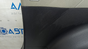 Right arch trim for Toyota Sienna 21-24, without a curtain for a 120V socket, black with light gray, with cup holders, with overlays, scratches, scuffed