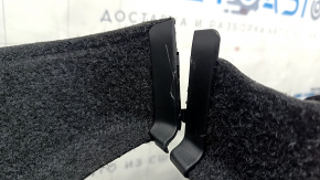 Left arch trim for BMW 3 F30 12-18 without mesh, without shelf, black, scratches on plastic