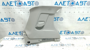 Left rear pillar trim in front of the window, Toyota Sienna 21-24, gray, 8-seater, worn