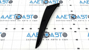Left rear bumper cover for Toyota Sienna 21-25, glossy black, scratches
