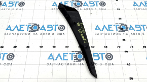 Left rear bumper cover for Toyota Sienna 21-25, glossy black, scratches