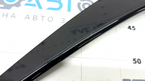 Left rear bumper cover for Toyota Sienna 21-25, glossy black, scratches