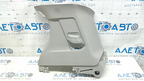 Right rear pillar trim panel in front of the window for Toyota Sienna 21-24, gray, 8-seater, worn