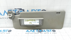 Left visor for Toyota Sienna 21-24, gray, with backlight, without hook, for cleaning