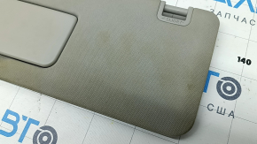 Left visor for Toyota Sienna 21-24, gray, with backlight, without hook, for cleaning