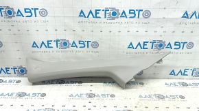 Upper left front pillar trim for Toyota Sienna 21-24, gray, plastic turned white