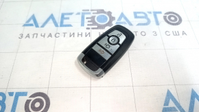 Smart Ford Fusion mk5 17-20 key, 4 buttons, no remote start, worn, nicks