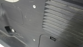 Right arch trim for Toyota Sienna 21-24, without a curtain for a 120V socket, black with light gray, with cup holders, with overlays, scratches, scuffed