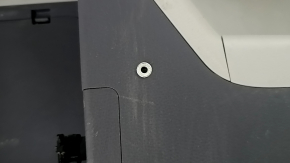 Left arch trim for Toyota Sienna 21-24, without sunshade and spare tire, black with light gray, with cup holders, scratches, needs cleaning