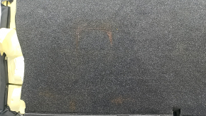 Rear seat backrest, 2nd row, with armrest, BMW 3 Series F30 16-18, black, solid, with armrest, needs cleaning, dented leather