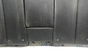 Rear seat backrest, 2nd row, with armrest, BMW 3 Series F30 16-18, black, solid, with armrest, needs cleaning, dented leather